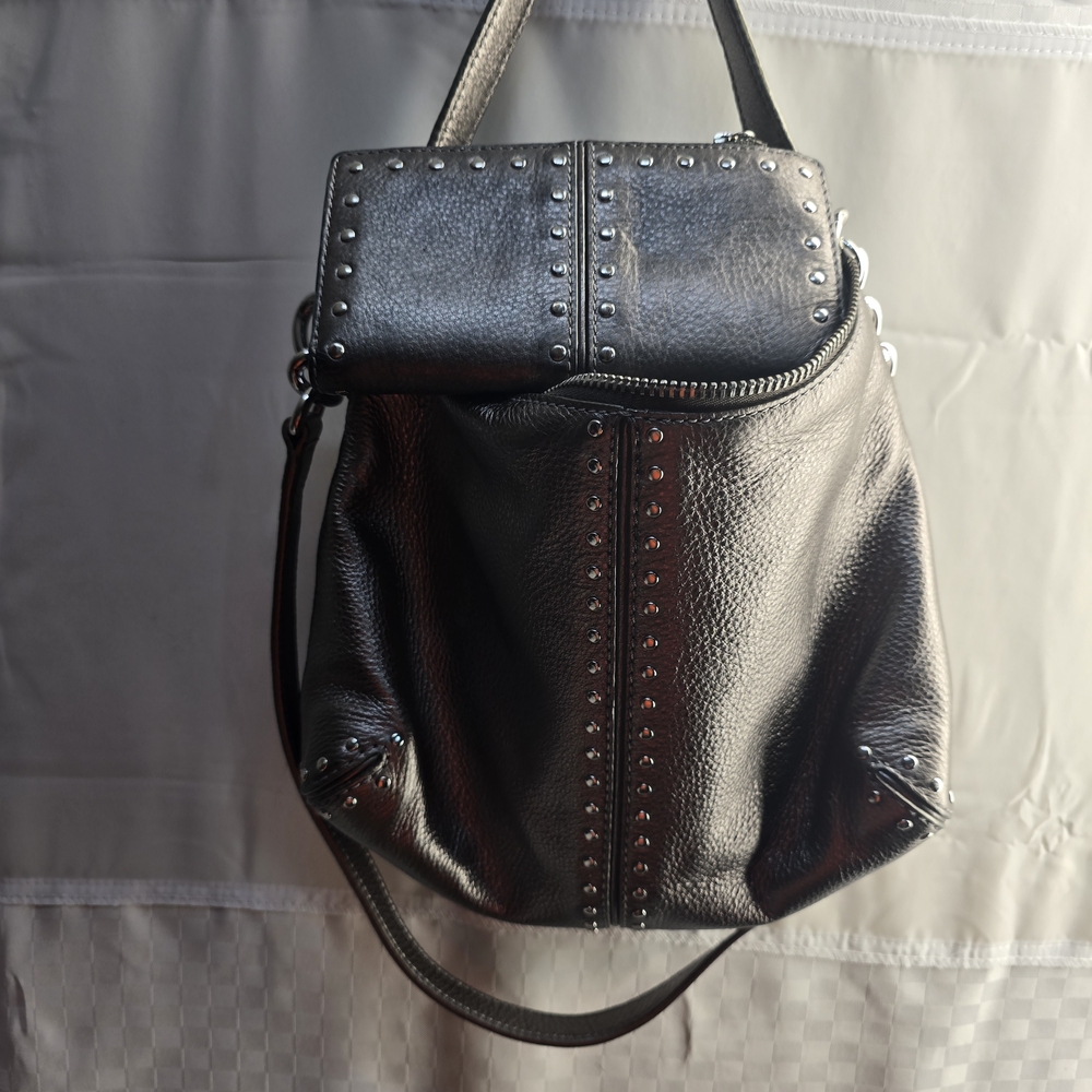 Michael Kors Black Studded Backpack